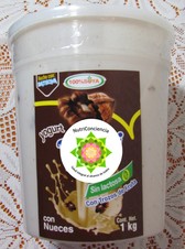 Yogurt de soya sabor nuez
